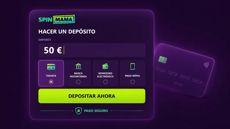 Caja de Spinmama con Bizum, tarjetas y monederos para España