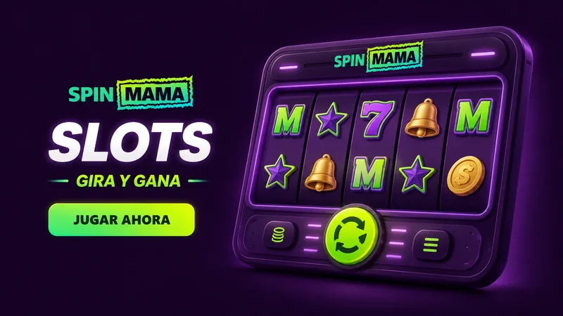 Lobby de Spinmama con las tragaperras y los proveedores destacados